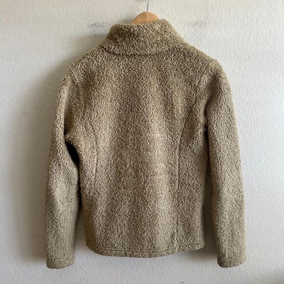 PATAGONIA Los Gatos Beige Tan 1/4 Zip Long Sleeve Pullover Sweater Womens Small - Picture 3 of 7